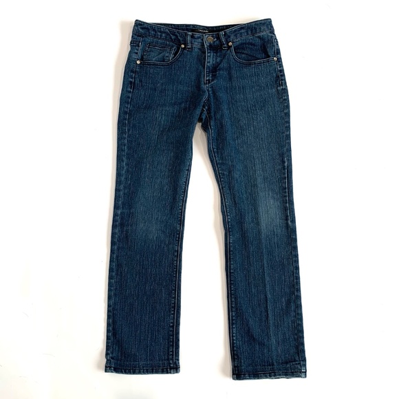 Tahari Dark Wash Straight Leg Jeans Size 6 - Picture 2 of 5